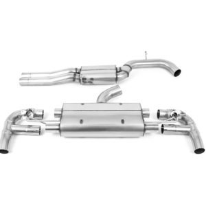 CatBack inox avec intermédiaire et valves silencieux Ar - Homologué - Audi RS3 400cv (8V.2 MQB) - (Sans FAP) - SSXAU881 - Milltek