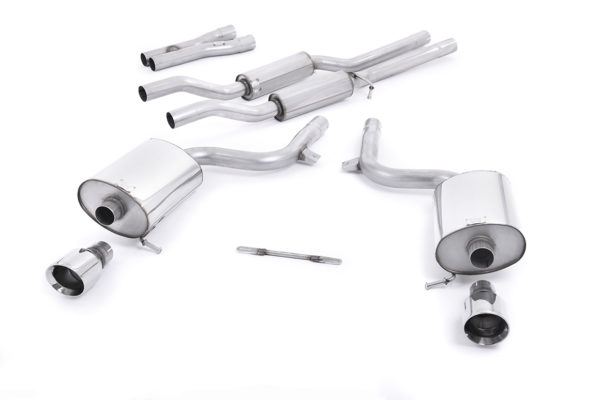 Ligne d'échappement Inox - Audi S4 4.2 V8 Quattro B6 - SSXAU296