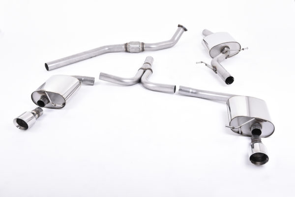Demi-ligne inox sport Homologuée - Audi A5 Coupé S-Line 2.0 TFSI - SSXAU302 - Milltek