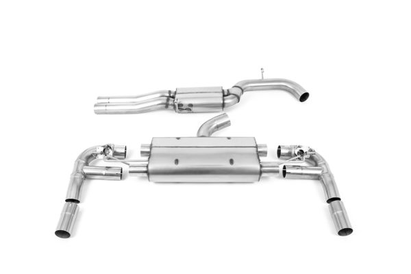 Demi-ligne (CatBack) inox Homologué Audi RS3 8V Sedan 400cv - (Sans FAP) - SSXAU889 - Milltek