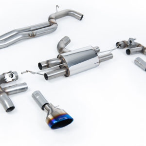 Demi-ligne inox MILLTEK Sans silencieux intermédiaire - Audi RS3 8V Sedan 400cv - (Sans FAP) - SSXAU985 - Milltek