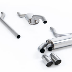 Ligne après downpipe - Avec silencieux intermédiaire - Look Origine - Sorties Twin GT90 - Audi Coupe UR quattro 20v Turbo - (1989 - 1991) - MCXAU107 - Milltek