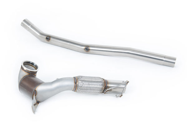 Downpipe - Avec catalyseur sport HJS 200cell - Suppression FAP - VW T-Roc R 2.0TSI 300cv - FAP (2023+) - SSXVW708 - Milltek