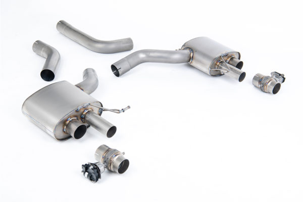 Upgrade Kit to Signature Series Titanium Axle Back System from any existing Milltek Sport Stainless Options - Audi RS6 C8 2020 - Present 4.0 V8 Bi-Turbo GPF Models Only - Signature Series TitaniumAudi RS6 C8 2020 - Present 4.0 Bi-Turbo Non GPF - USA ROW Models - Signature Series TitaniumAudi RS7 C8 2019 - Present V8 Bi-Turbo Non GPF - USA ROW Models - Signature Series TitaniumAudi RS7 C8 2019 - Present V8 Bi-Turbo OPF GPF Models - Signature Series Titanium - SSXAU1048 - Milltek