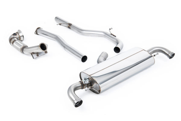 Ligne d'échappement inox Complète Race Décata Audi TT Mk2 TT RS Coupé 2.5 Litres TFSI Quattro - SSXAU255 - Milltek