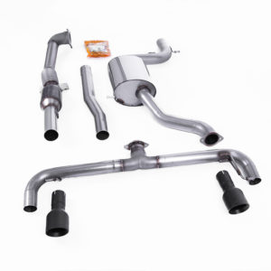 Ligne inox Milltek complète Race 76 mm - Avec Catalyseur HiFlow Race 200 CPSI - VW Scirocco R SSXVW186 - Milltek