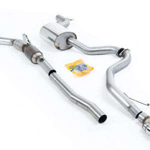 Ligne d'échappement Complète Catalyseur Hi-Flow HJS 200 CPSI VW Jetta Mk6 GLI 2.0 TSI - SSXVW290 - Milltek
