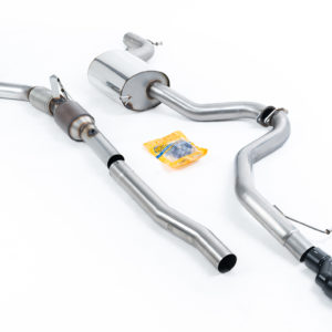 Ligne d'échappement inox Complète - Avec Catalyseur Hi-Flow HJS 200 CPSI - VW Jetta Mk6 GLI 2.0 TSI - SSXVW317