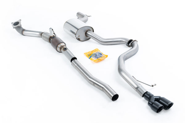 Ligne d'échappement inox Complète - Avec Catalyseur Hi-Flow HJS 200 CPSI - VW Jetta Mk6 GLI 2.0 TSI - SSXVW317