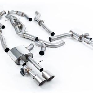 Ligne après FAP Sorties Quad GT115 Titane - Audi S8 D5 4.0 TFSI V8 Sedan (FAP) (2020+) - SSXAU945 - Milltek