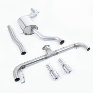 Demi-ligne d'échappement inox sport Milltek - VW Scirocco R - SSXVW141