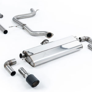 Demi-ligne d'échappement Look GTI - sorties Carbone - VW Golf Mk7.5 1.5 TSI Evo GT & R-Line - SSXVW532 - Milltek