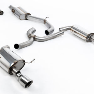 Ligne d'échappement avec intermédiaire pour VW GOLF MK7 1.8 TSI EA888.3 - 4 roues motrices - SSXVW752 - Milltek