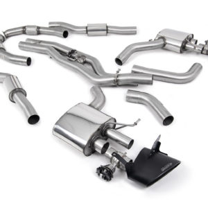 Resonated Cat Back - Audi RS6 C8 2020+ - 4.0 TFSI V8 Bi-Turbo ( sans FAP ) - SSXAU941 - Milltek