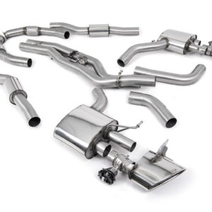 Resonated Cat Back - Audi RS6 C8 2020 - 4.0 Bi-Turbo Non GPF - SSXAU942 - Milltek