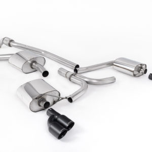 Echappement inox  Homologué - Sorties Quad GT80 Black - Audi A5 Sportback 2.0 TFSI - SSXAU660 - Milltek