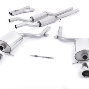 Ligne d'échappement inox - Audi A4 3.0 V6 B6 - SSXAU100 - Milltek