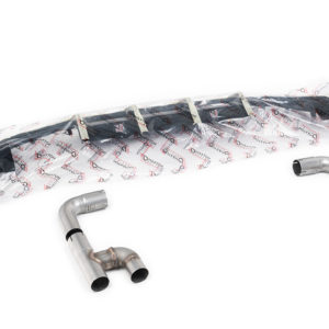 Diffuseur arrière Maxton pour 4 sorties (non inclues) - Look Golf R - Finition Noir Gloss - VW Golf MK8 GTI 245cv - Look Golf R 4 sorties (FAP) (2020+) - SSXVW691 - Milltek