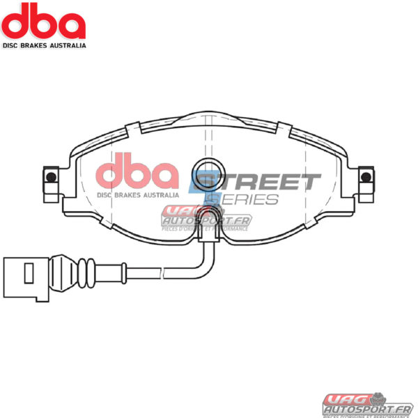 Plaquettes de frein Avant - Street Series Ceramic - DB2383SS - DBA Brakes – Image 2