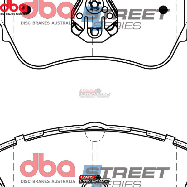 Plaquettes de frein Avant - Street Series Ceramic - DB2186SS - DBA Brakes – Image 2