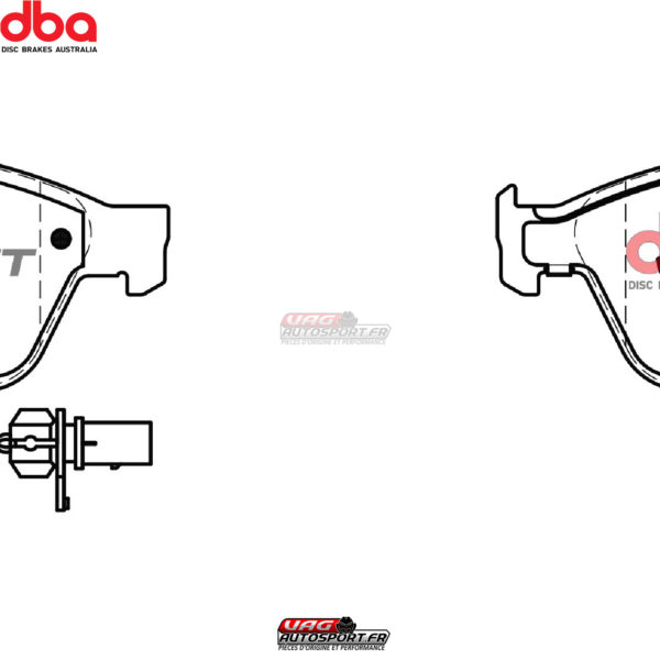 Plaquettes de frein Avant - Street Series Semi-metallic - DB2202SS - DBA Brakes – Image 2