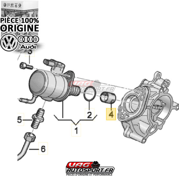 RollerCam ( Cam Follower ) - 2.0 TSI EA888 GEN4 - Pièce 100% origine Volkswagen / Audi – Image 2