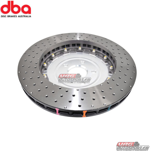 Disques de frein Avant - 5000 series - percé & Wave Design bol argent - DBA53912SLVXD - DBA Brakes – Image 2