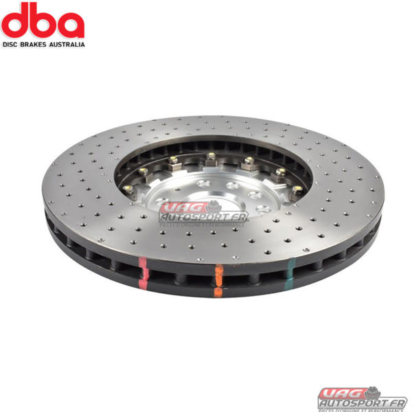 Disques de frein Avant - 5000 series - percé & Wave Design bol argent - DBA53927SLVXD - DBA Brakes – Image 2