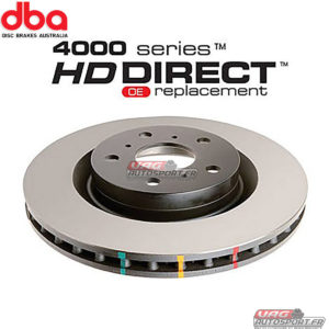 Disques de frein Arrière  - 4000 series - lisse - DBA4569 - DBA Brakes
