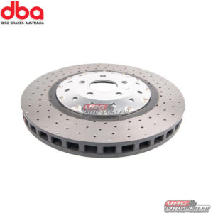 Disques de frein Avant - 5000 series - percé & Wave Design bol argent - DBA53002SLVXD - DBA Brakes