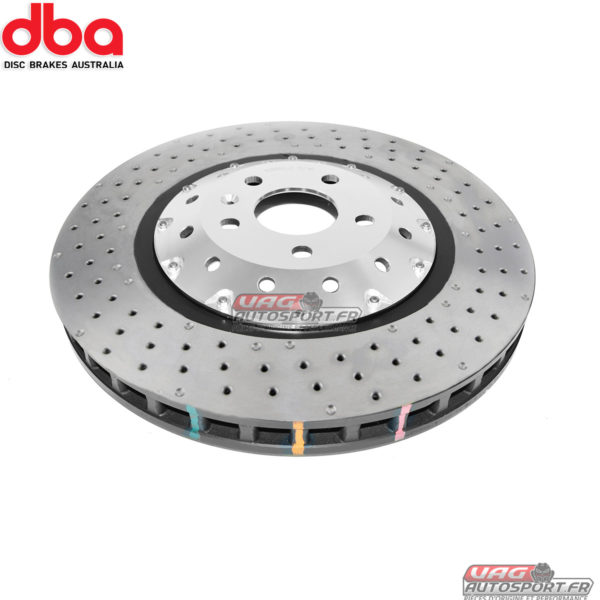 Disques de frein Avant - 5000 series - percé & Wave Design bol argent - DBA53004SLVXD - DBA Brakes – Image 2