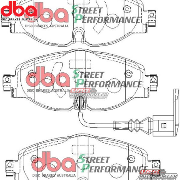 Pack freinage - DBA BRAKES - Disques Street Series En-Shield Plain + Plaquettes de frein Street Performance (2x DBA2806E + DB2383SP) – Image 2