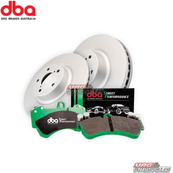 Pack freinage - DBA BRAKES - Disques Street Series En-Shield Plain + Plaquettes de frein Street Performance (2x DBA2809E + DB2384SP)