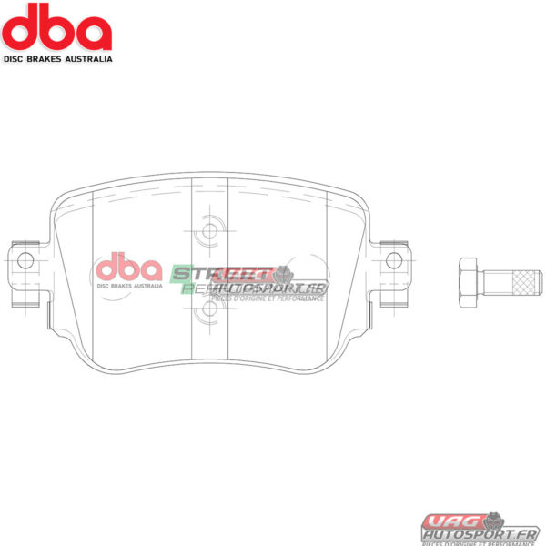 Pack freinage - DBA BRAKES - Disques Street Series T2 Slotted + Plaquettes de frein Street Performance (2x DBA2814S + DB15009SP) – Image 2