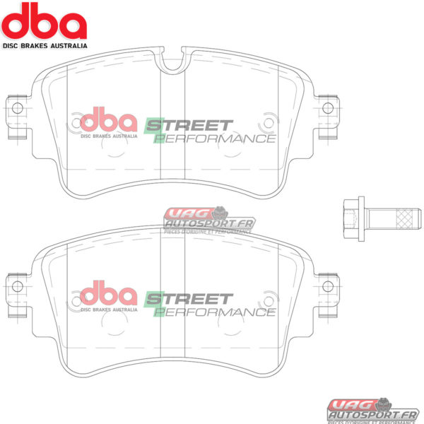 Kit Freins DBA : Disques Street Series T2 Slotted + Plaquettes de frein Street Performancen (2x DBA2847S + DB15032SP) – Image 3