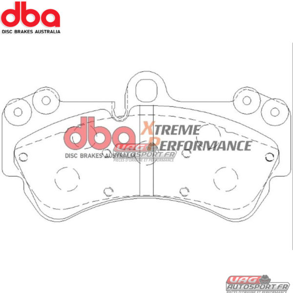 Kit de Freinage DBA BRAKES : Disques 4000 Series T3 Slotted + Plaquettes de frein Xtreme Performance (2x DBA42244S + DB1676XP) – Image 3