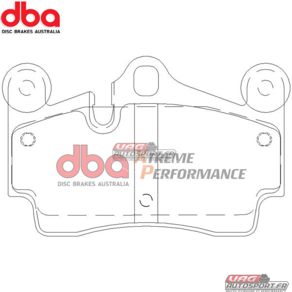 Pack freinage - DBA BRAKES -Disques 4000 Series T3 Slotted + Plaquettes de frein Xtreme Performance (2x DBA42245S + DB1677XP) – Image 2