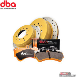 Pack freinage - DBA BRAKES - Disques 4000 Series T3 Slotted + Plaquettes de frein Xtreme Performance (2x DBA42246XS + DB7878XP)