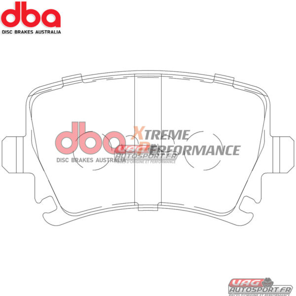 Pack freinage - DBA BRAKES -Disques 4000 Series T3 Slotted + Plaquettes de frein Xtreme Performancen (2x DBA42809S + DB1865XP) – Image 2