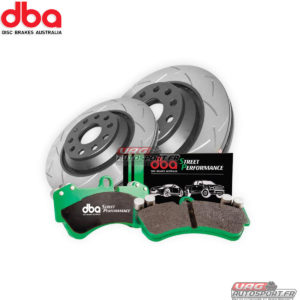 Kit freins DBA -  Disques 4000 Series T3 Slotted + Plaquettes de frein Street Performance (2x DBA42809S + DB2384SP)