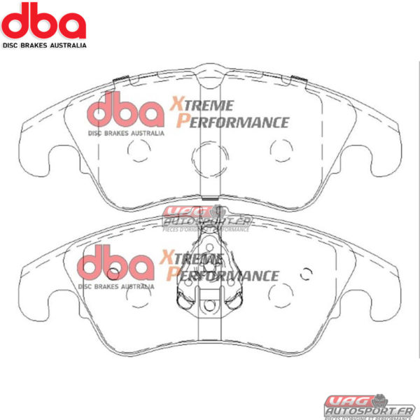 Pack freinage - DBA BRAKES - Disques 4000 Series T3 Slotted + Plaquettes de frein Xtreme Performance (2x DBA42832S + DB2186XP) – Image 3