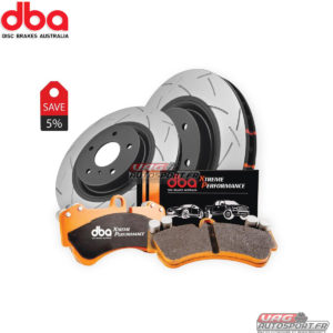 Kit de Freinage DBA : Disques 4000 Series T3 Slotted + Plaquettes de frein Xtreme Performance (2x DBA43160S + DB2379XP)