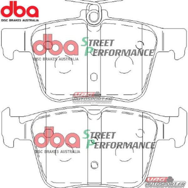 Kit de Freinage DBA : Disques Street Series T2 Slotted + Plaquettes de frein Street Performance (2x DBA2809S + DB2415SP) – Image 2