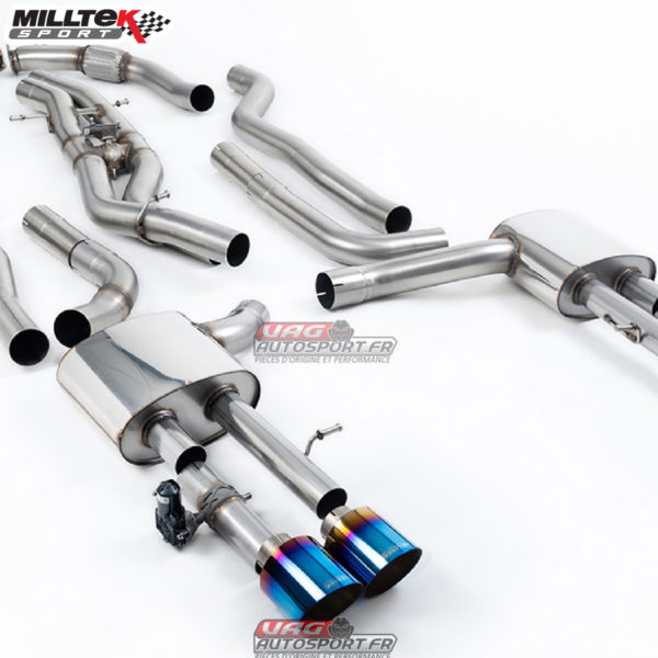 Cat-back Audi S8  D5 4.0 TFSI V8 Saloon / Sedan - Long Wheel Base (Non OPF/GPF US/ROW Models)2020-2025 - SSXAU1068 - Milltek – Image 2