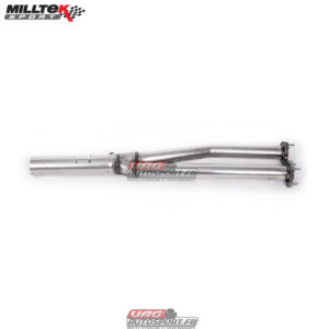 Remplacement de catalyseurs - Montage obligatoire avec ligne Milltek 70 mm - Audi TT 180 / 225 Quattro Coupe et Roadster - SSXAU340 - Milltek