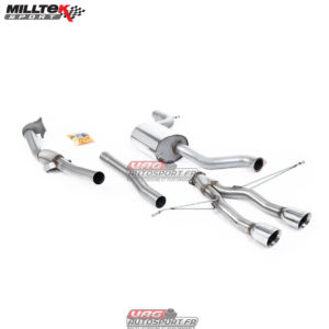 Ligne d'échappement inox avec décata - SEAT Leon 5F Cupra R 2.0 TSI 265cv - SSXSE142 - MilltekSport