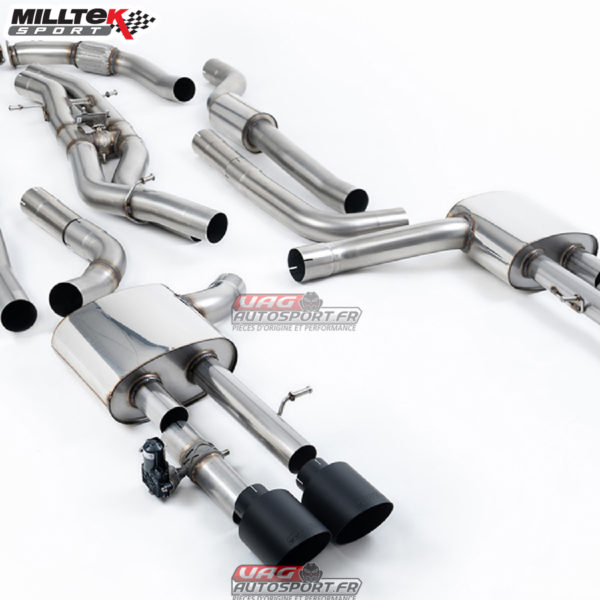 Cat-back Audi S8  D5 4.0 TFSI V8 Saloon / Sedan - Long Wheel Base (Non OPF/GPF US/ROW Models)2020-2025 - SSXAU1061 - Milltek – Image 2