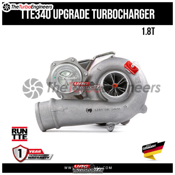 Turbo Hybride TTE340 pour STAGE 3 - moteur VAG 1.8T - Audi S3 8L / GOLF MK4 Gti - TTE10007 – Image 4
