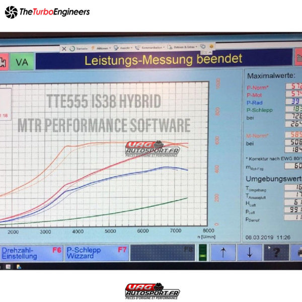 Turbo Hybride TTE555 pour moteur 2.0 TSI EA888.3 - Audi S1 / S3 8V / Golf 7 GTI / Golf 7R / Leon 3 Cupra – Image 8