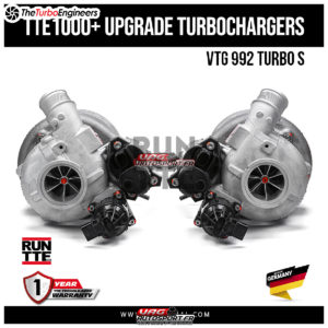 Turbo Hybride TTE1000+ 5654 VTG 992 PORSCHE TURBO S UPGRADE TURBOCHARGERS - TTE